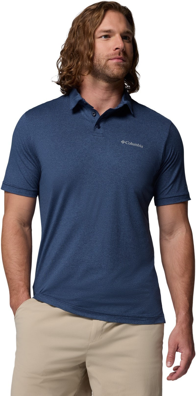 Parsons Point Polo, Tall - Mens - collegiate navy / heather / mntn blue 1