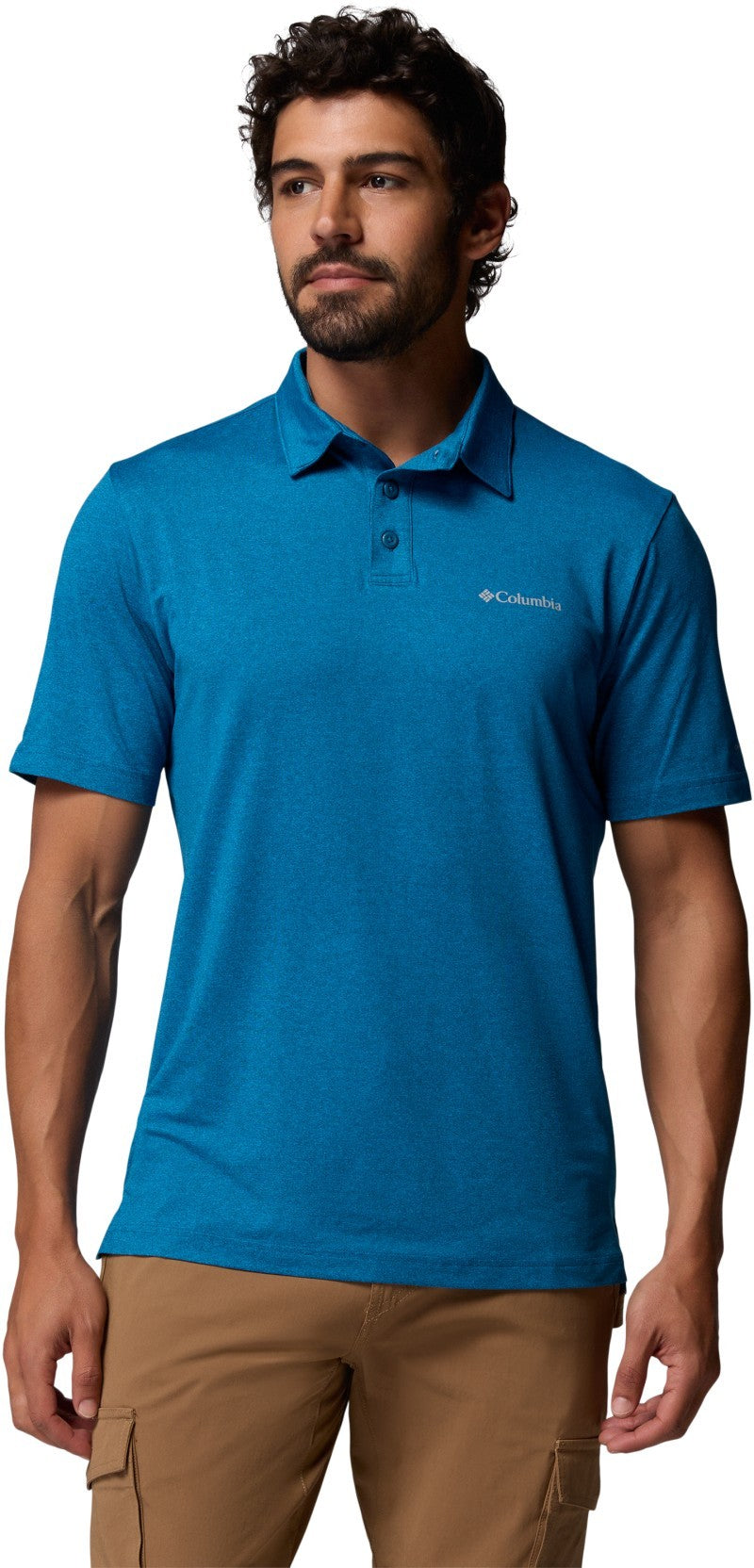 Parsons Point Polo, Tall - Mens - phoenix blue heather 1