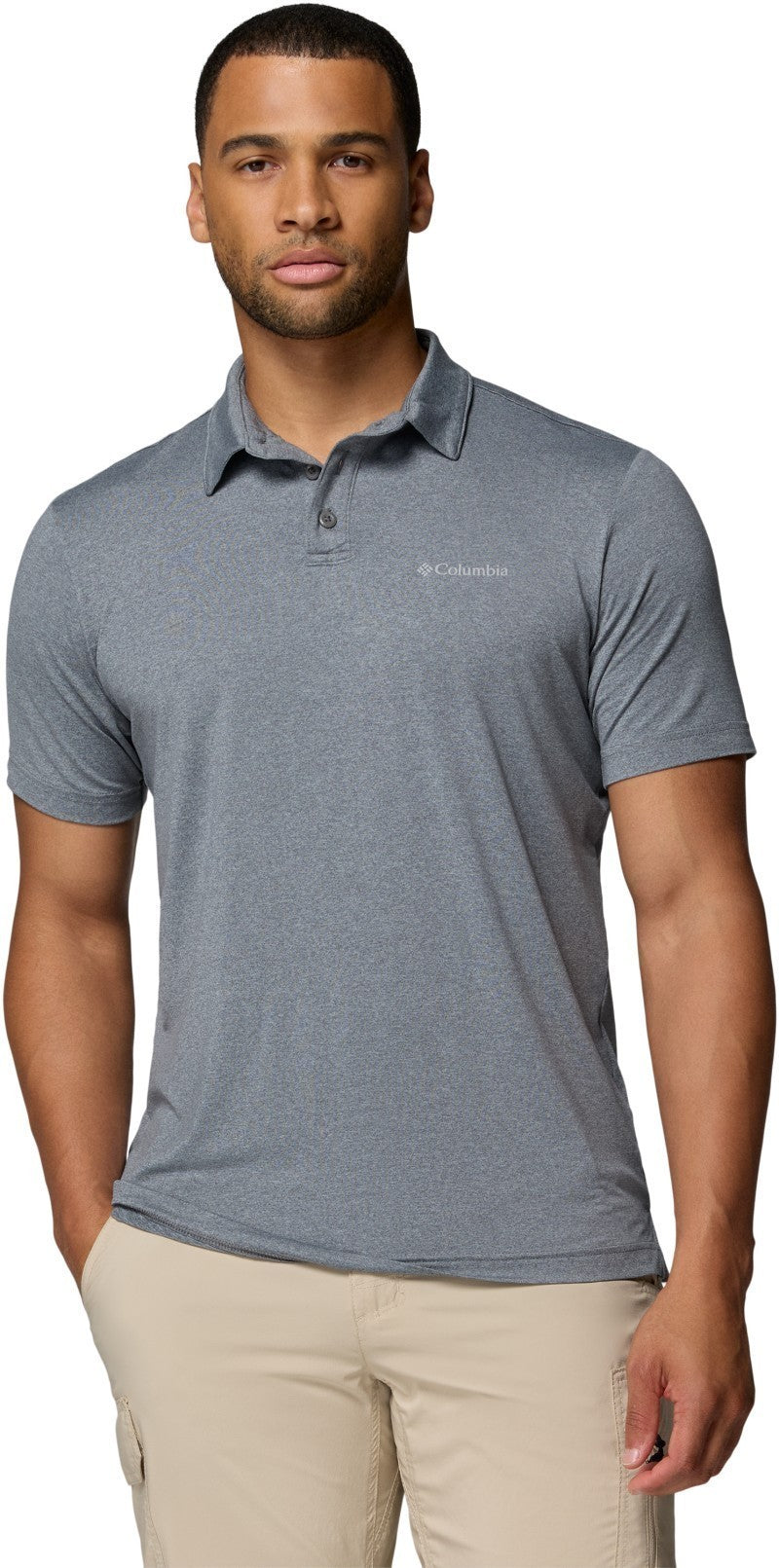 Parsons Point Polo - Mens - city grey / heather / columbia grey 1