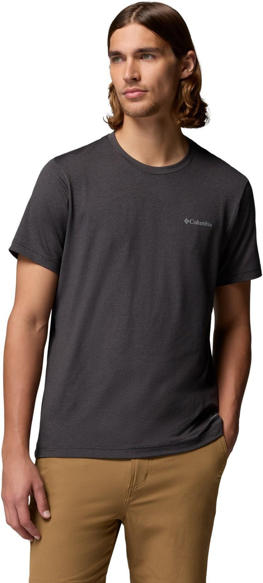 Parsons Point SS Back Graphic Tee - Mens - black heather / splatter gem 1