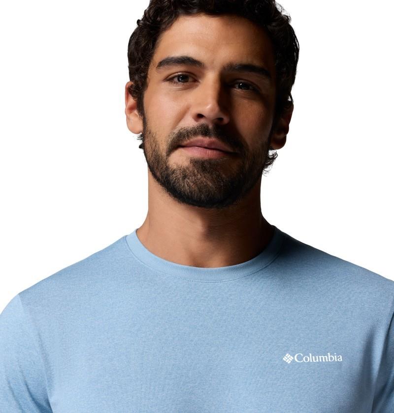 Parsons Point SS Back Graphic Tee - Mens - rainy day heather zigzag climb 1