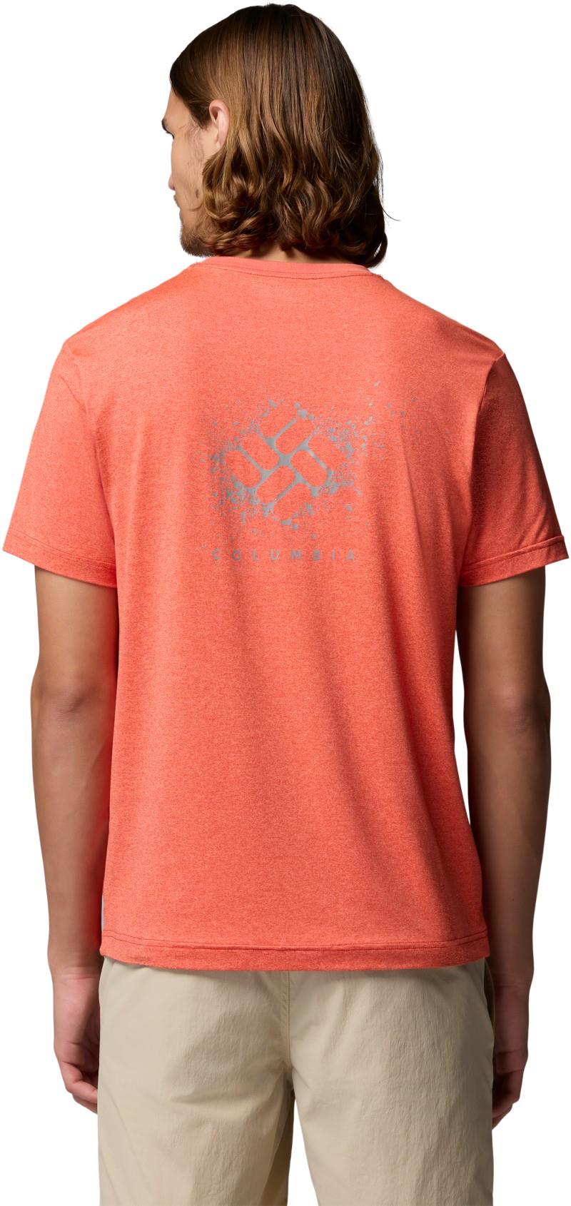 Parsons Point SS Back Graphic Tee - Mens - super sonic heather / splatter gem 1