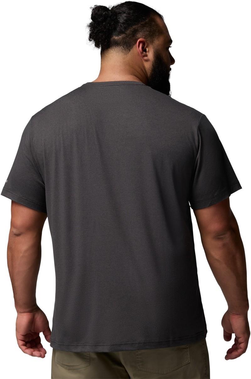 Parsons Point SS Graphic Tee, Extended - Mens - black heather / badge label 1