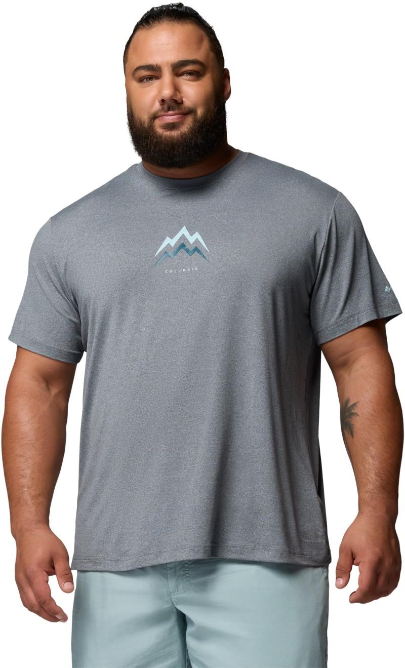 Parsons Point SS Graphic Tee, Tall - Mens - city grey heather / pointed peaks 1
