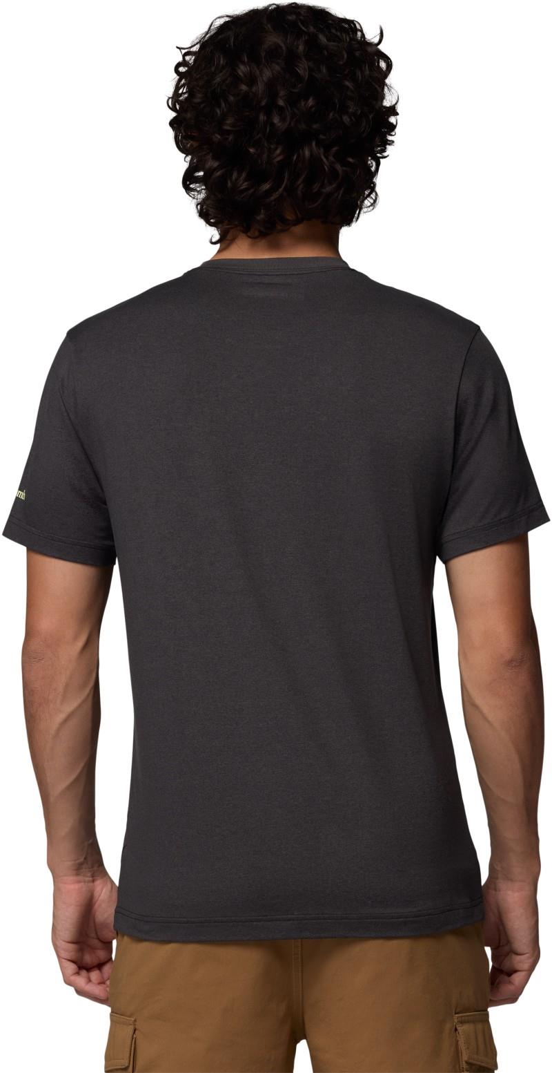 Parsons Point SS Graphic Tee - Mens - black heather / pointed peaks 1
