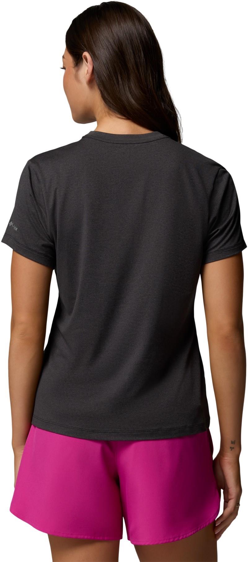Parsons Point SS Graphic Tee - Womens - black heather / splattered 1