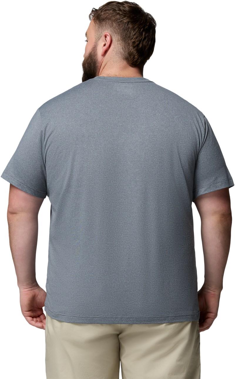 Parsons Point SS Logo Tee, Extended - Mens - city grey / heather 1