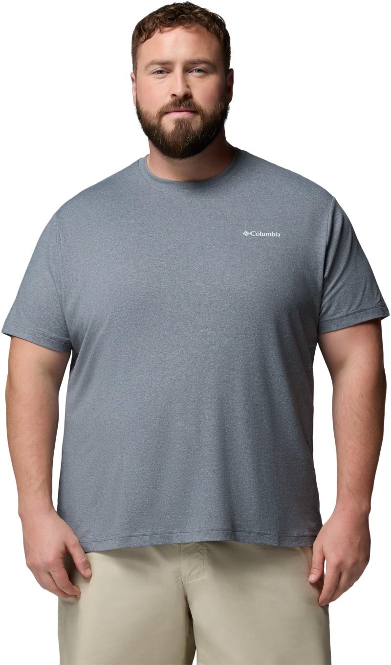 Parsons Point SS Logo Tee, Extended - Mens - city grey / heather 1