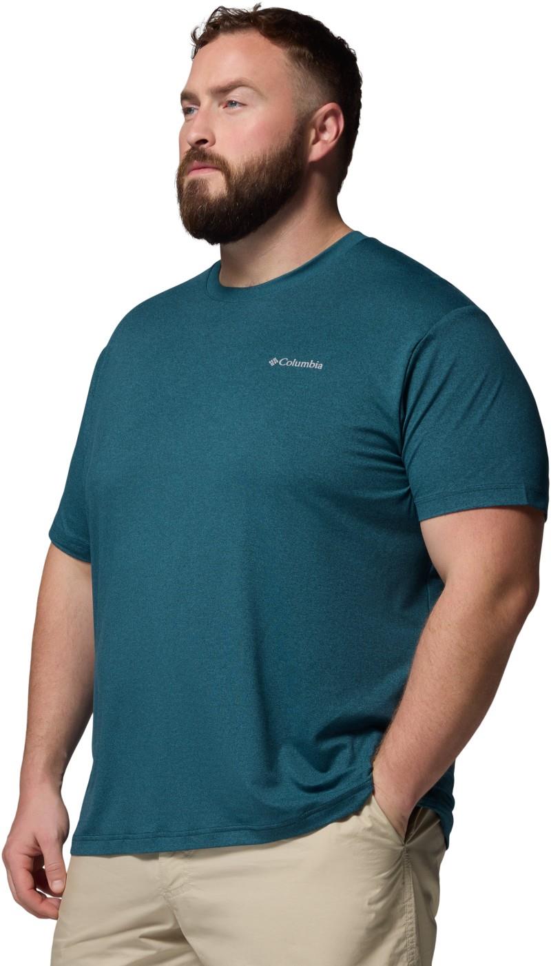 Parsons Point SS Logo Tee, Extended - Mens - everblue / heather 1