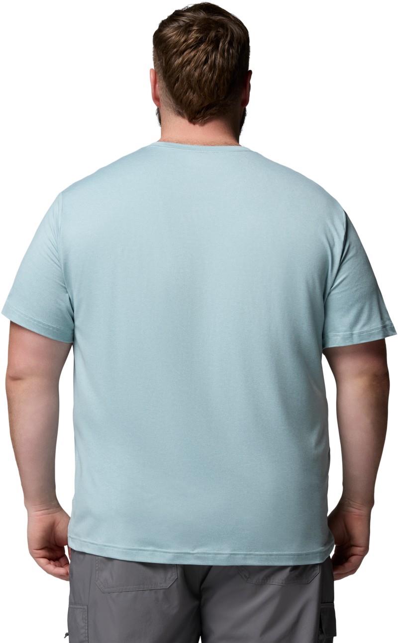 Parsons Point SS Logo Tee, Extended - Mens - marine light / heather 1