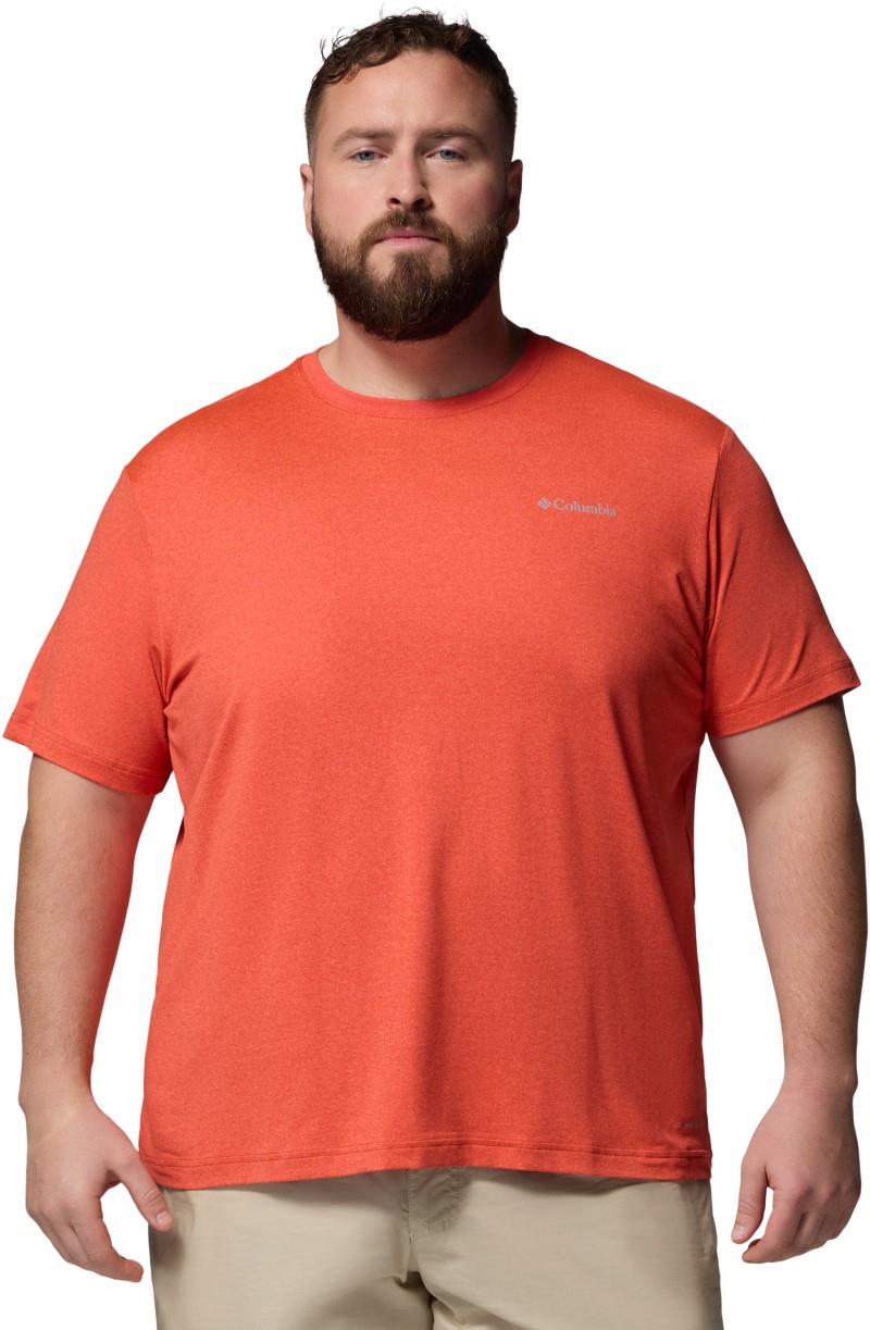 Parsons Point SS Logo Tee, Extended - Mens - super sonic / heather 1