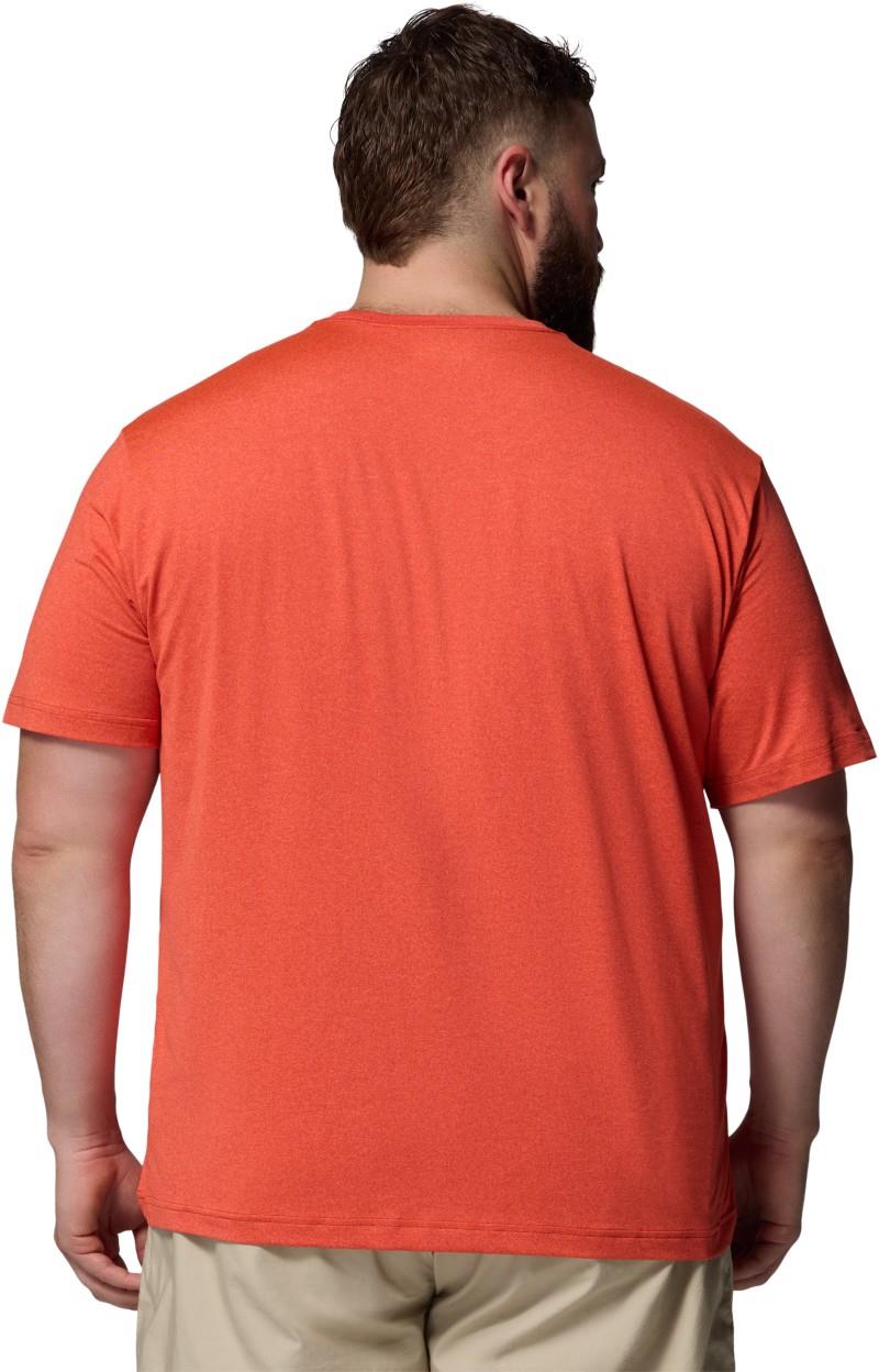 Parsons Point SS Logo Tee, Extended - Mens - super sonic / heather 1