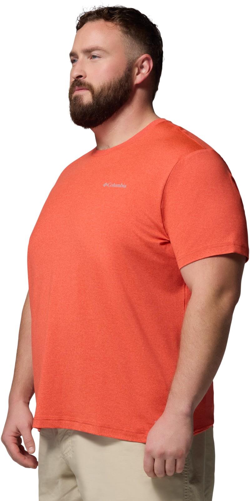 Parsons Point SS Logo Tee, Extended - Mens - super sonic / heather 1