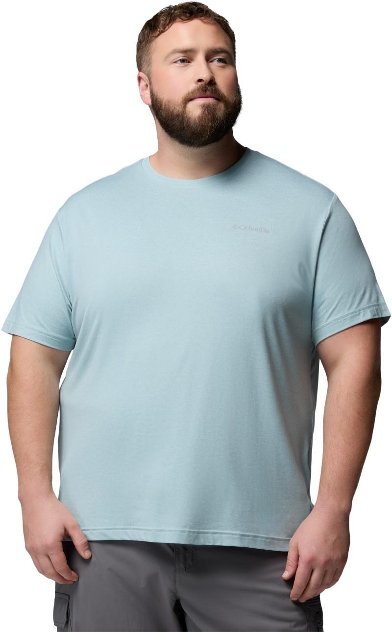 Parsons Point SS Logo Tee, Tall - Mens - marine light / heather 1