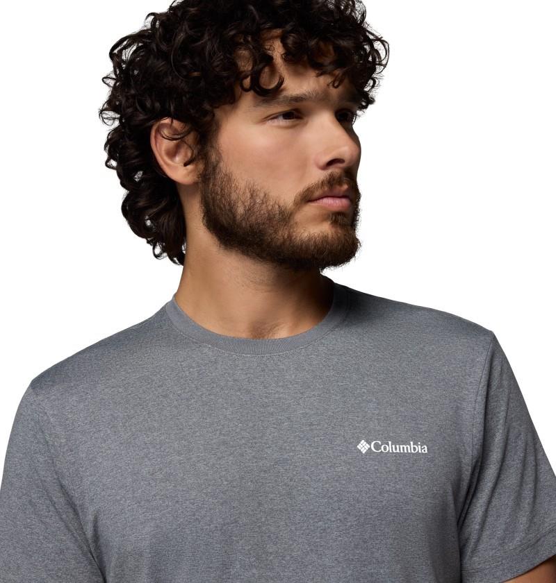 Parsons Point SS Logo Tee - Mens - city grey / heather 1