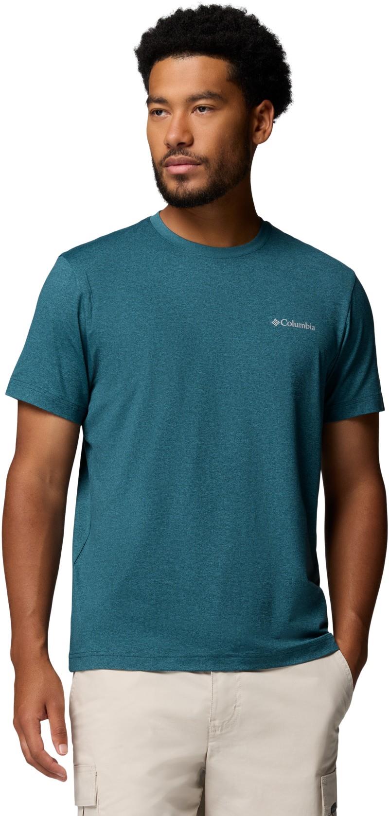 Parsons Point SS Logo Tee - Mens - everblue / heather 1