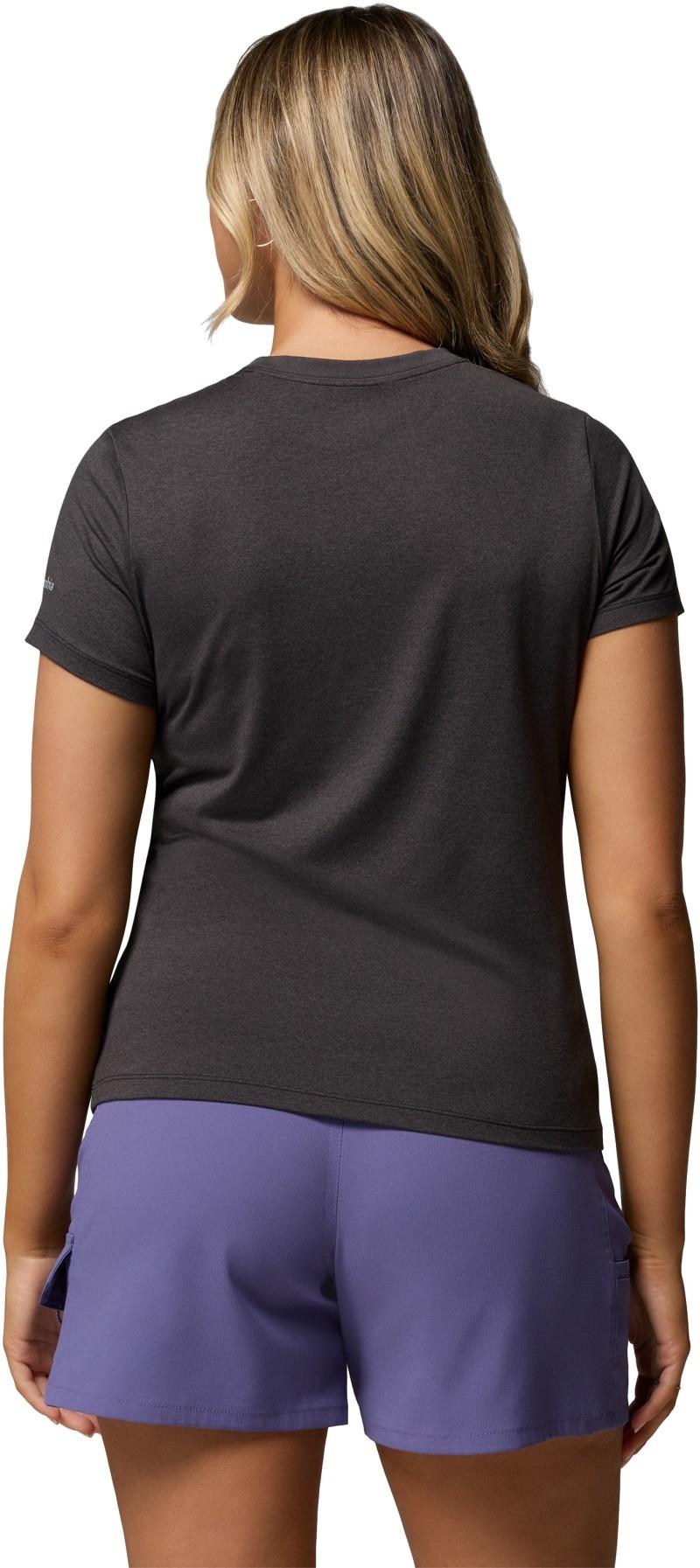 Parsons Point SS Logo Tee - Womens - black heather 1