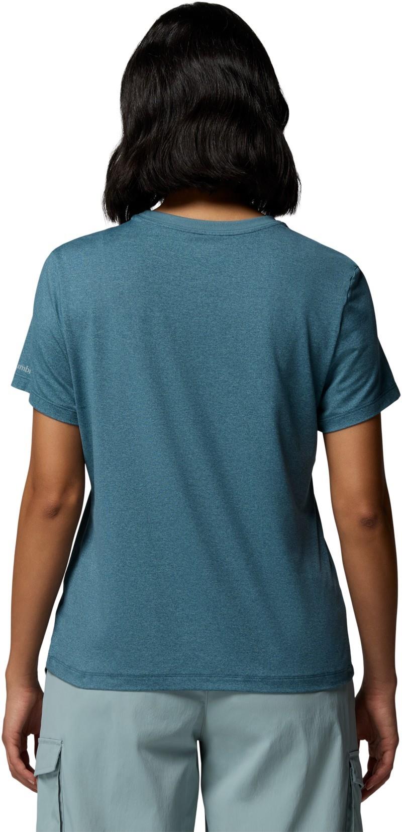 Parsons Point SS Logo Tee - Womens - everblue heather 1