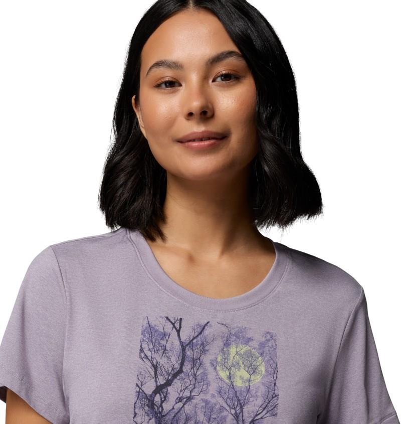 Parsons Point SS Scoop Tee - Womens - lavender pearl heather / canopy view 1
