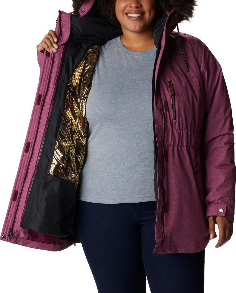 Payton Pass Interchange Jacket - Plus - Womens - Marionberry Heather 4