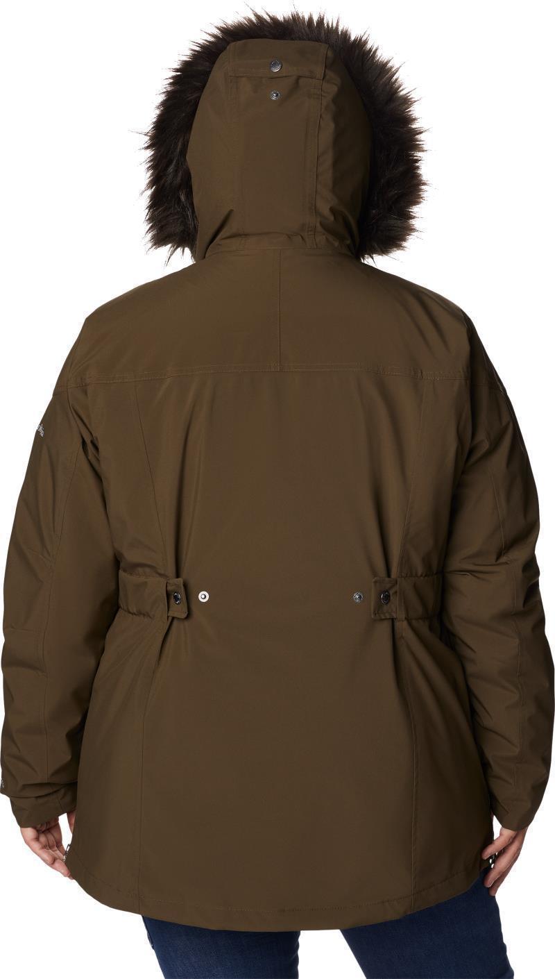 Payton Pass Interchange Jacket - Plus - Womens - Olive Green / Black Sherpa 2