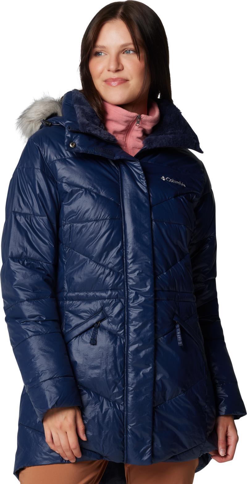 Peak To Park III Mid Insulated Jacket, Extended - Womens - collegiate navy gunmetal 1