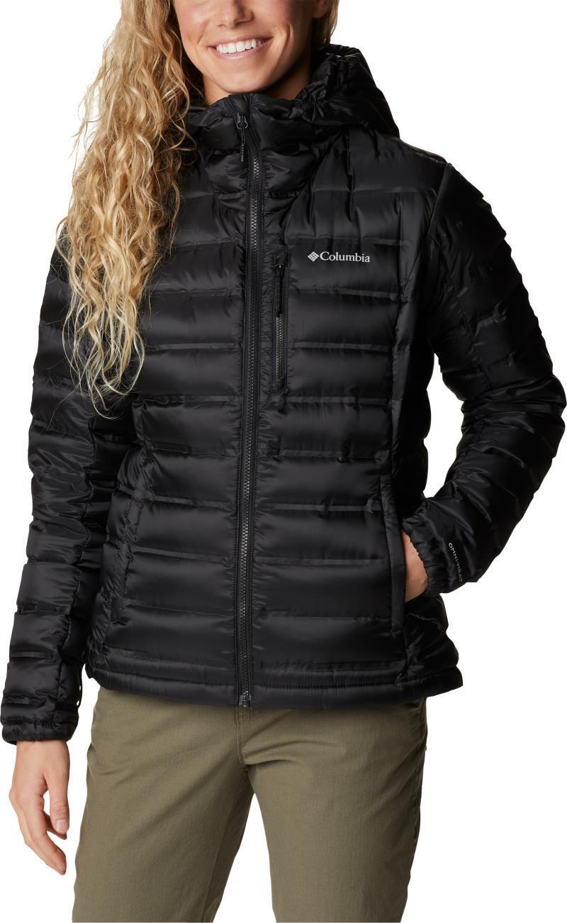 Pebble Peak Down Hooded Jacket - Womens - Black 1