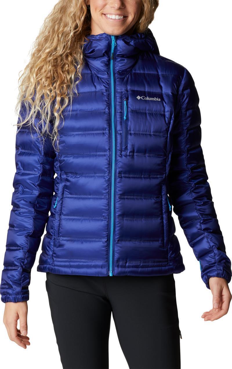 Pebble Peak Down Hooded Jacket - Womens - Dark Sapphire 1