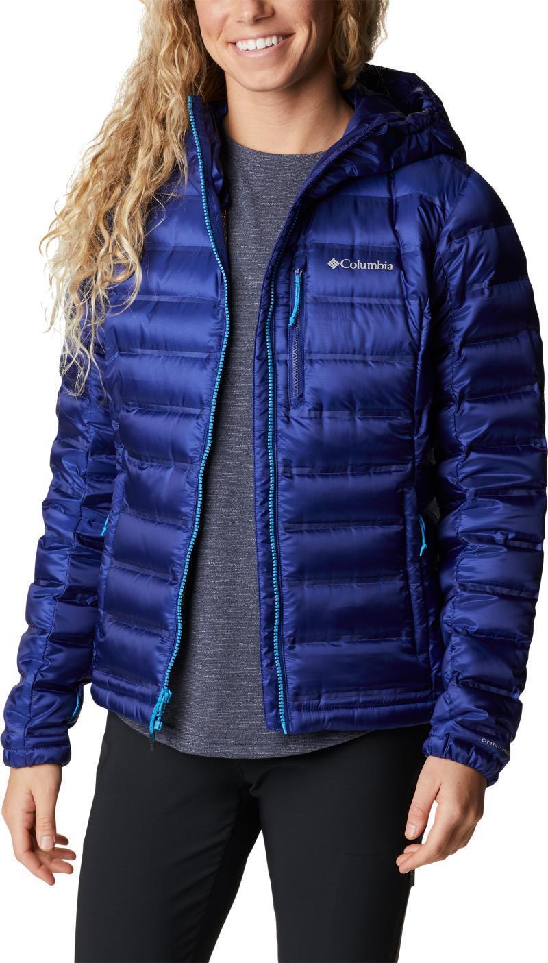 Pebble Peak Down Hooded Jacket - Womens - Dark Sapphire 3