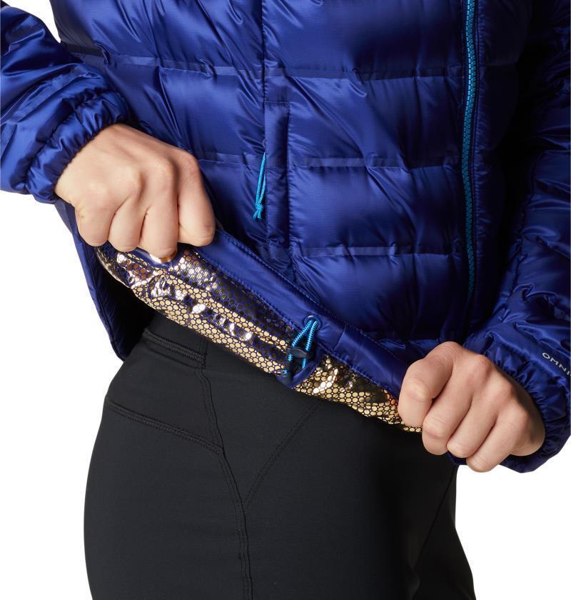 Pebble Peak Down Hooded Jacket - Womens - Dark Sapphire 7