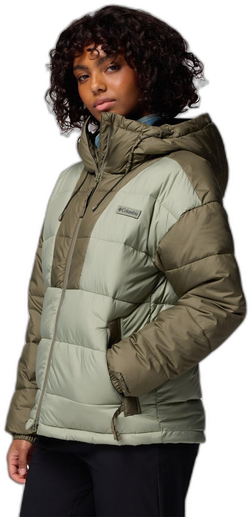 Pike Lake III Hooded Jacket - Womens - safari / stone green 1