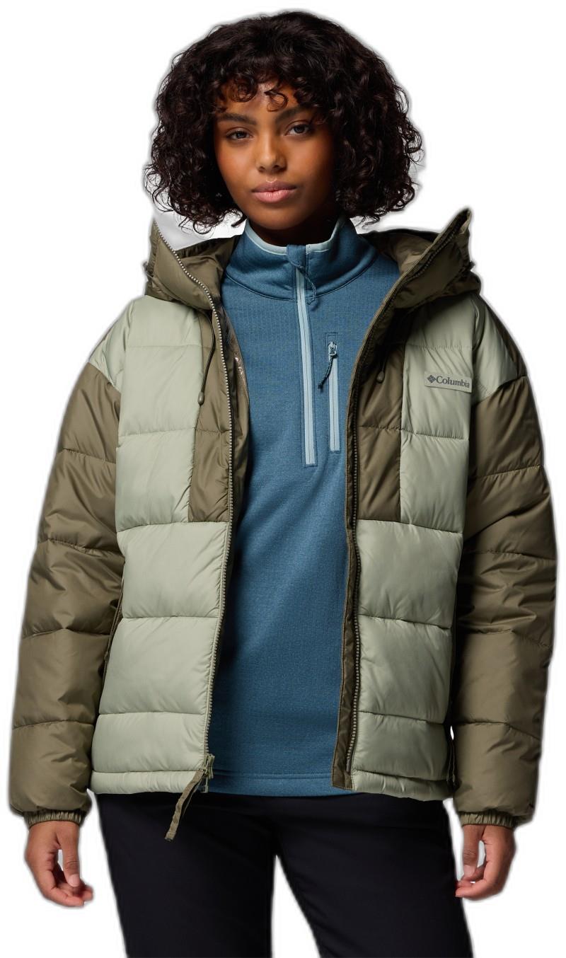 Pike Lake III Hooded Jacket - Womens - safari / stone green 1