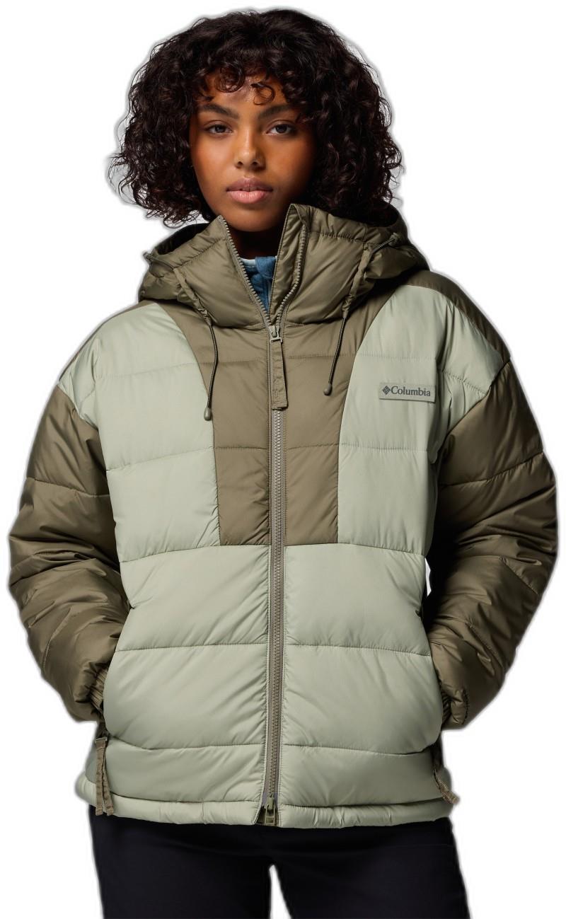 Pike Lake III Hooded Jacket - Womens - safari / stone green 1