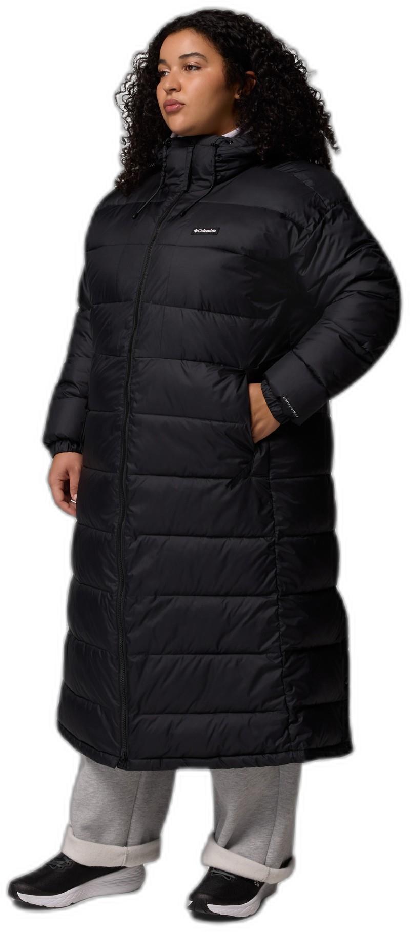 Pike Lake III Long Jacket, Extended - Womens - black 1