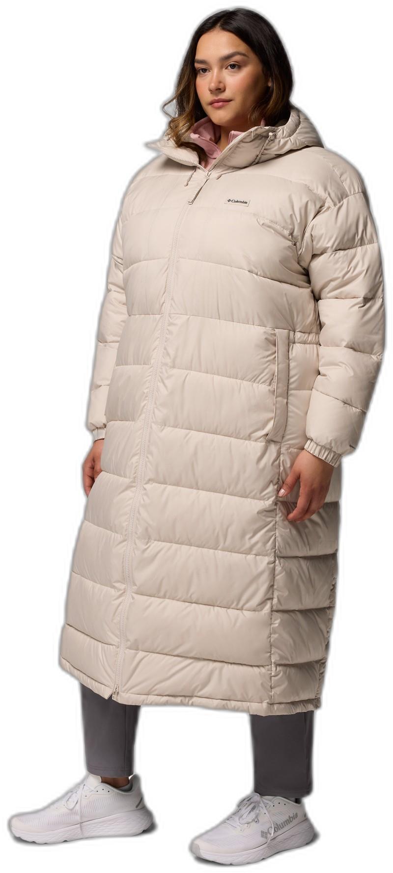 Pike Lake III Long Jacket, Extended - Womens - dark stone 1