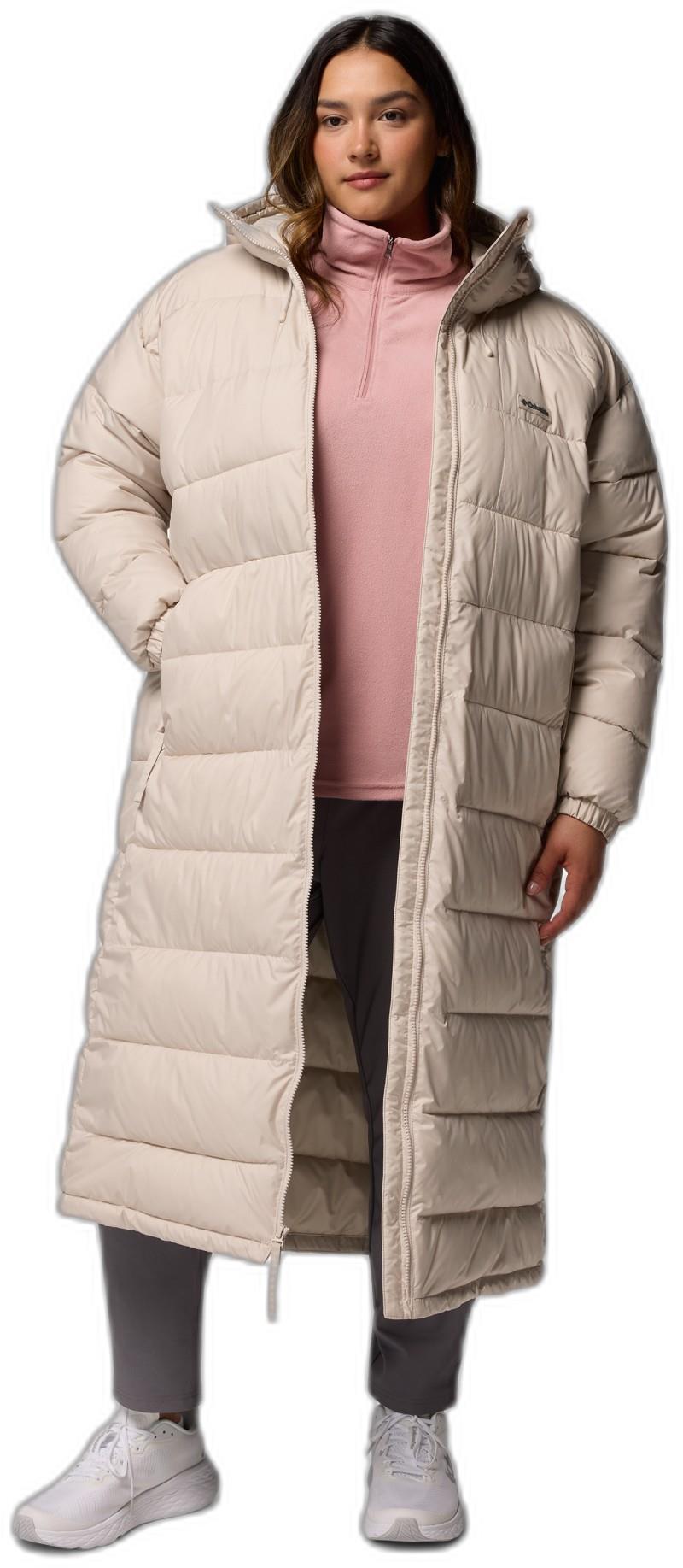 Pike Lake III Long Jacket, Extended - Womens - dark stone 1