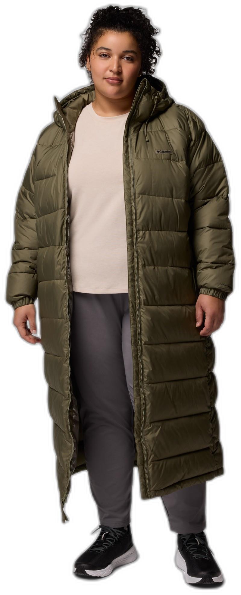 Pike Lake III Long Jacket, Extended - Womens - stone green 1
