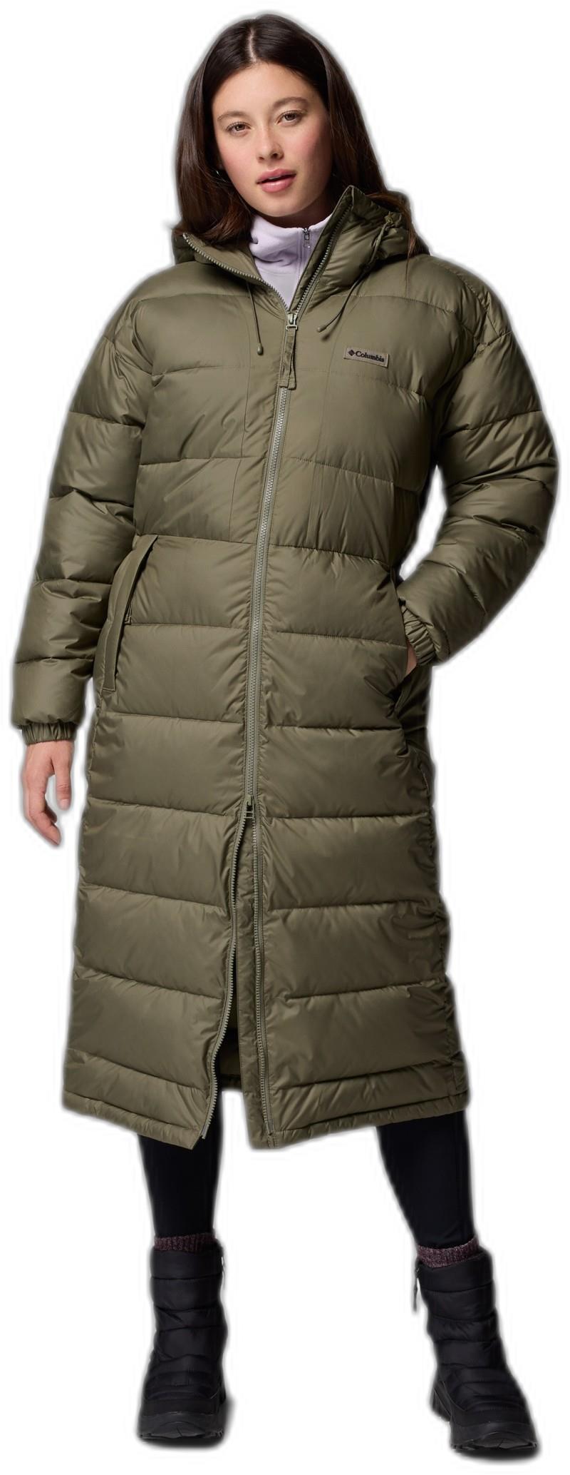 Pike Lake III Long Jacket - Womens - stone green 1