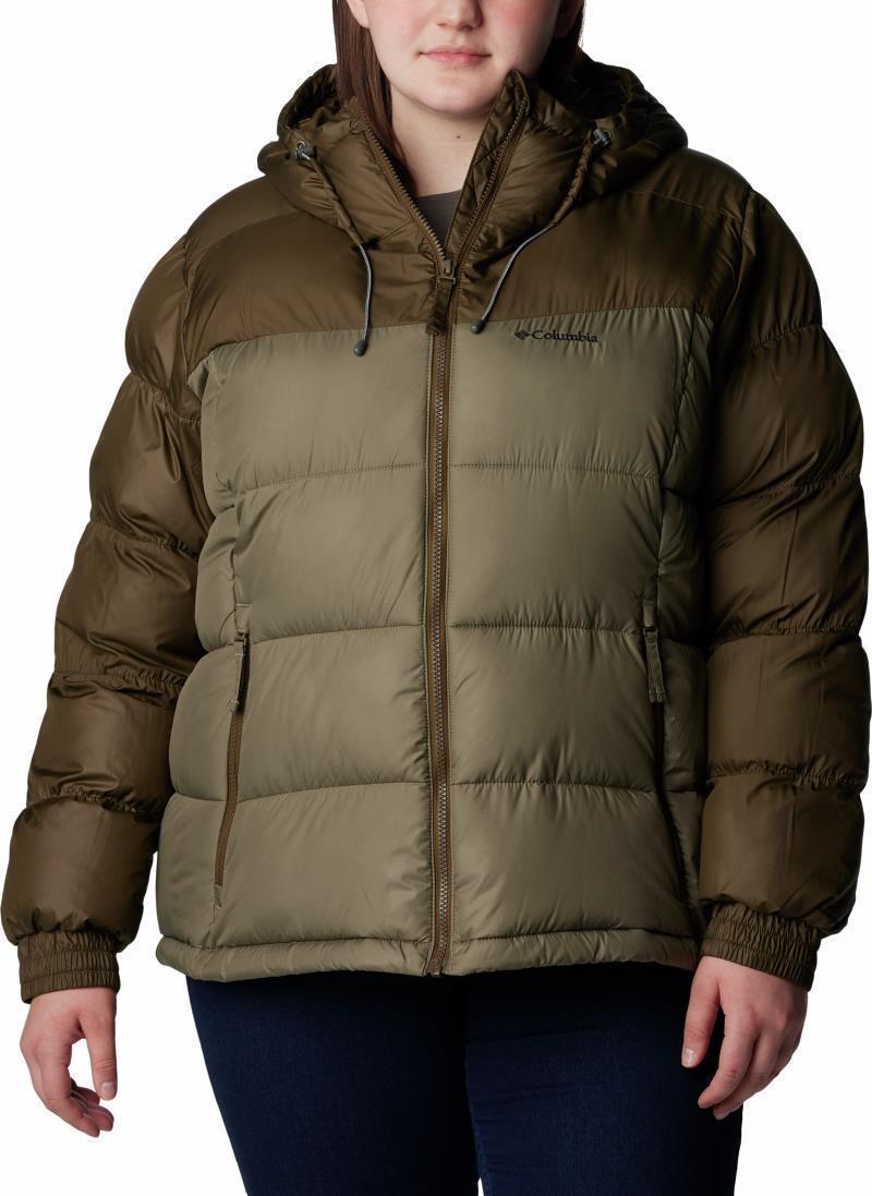 Pike Lake II Insulated Jacket, Extended - Womens - olive green / stone green 1