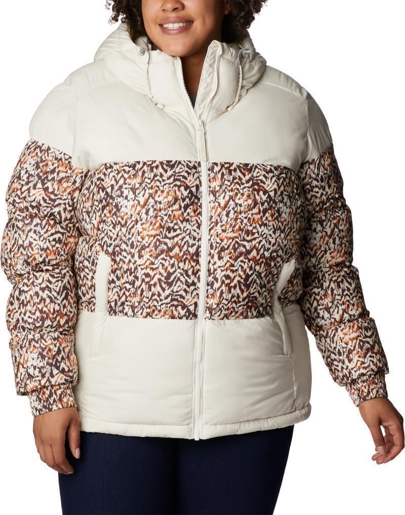 Pike Lake II Insulated Jacket - Plus - Womens - Chalk / Warm Copper Terrain Print 1