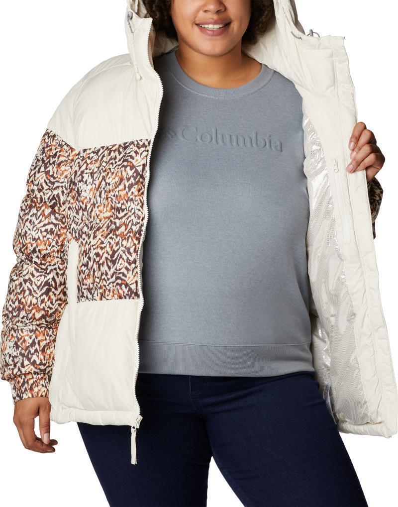 Pike Lake II Insulated Jacket - Plus - Womens - Chalk / Warm Copper Terrain Print 5
