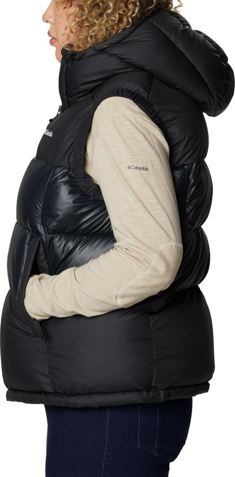 Pike Lake II Insulated Vest - Plus - Womens - black 1
