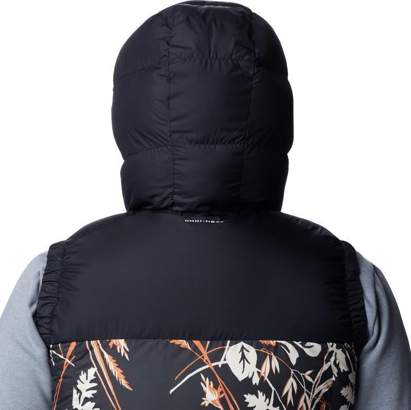 Pike Lake II Insulated Vest - Plus - Womens - black / black fallgrass print 1
