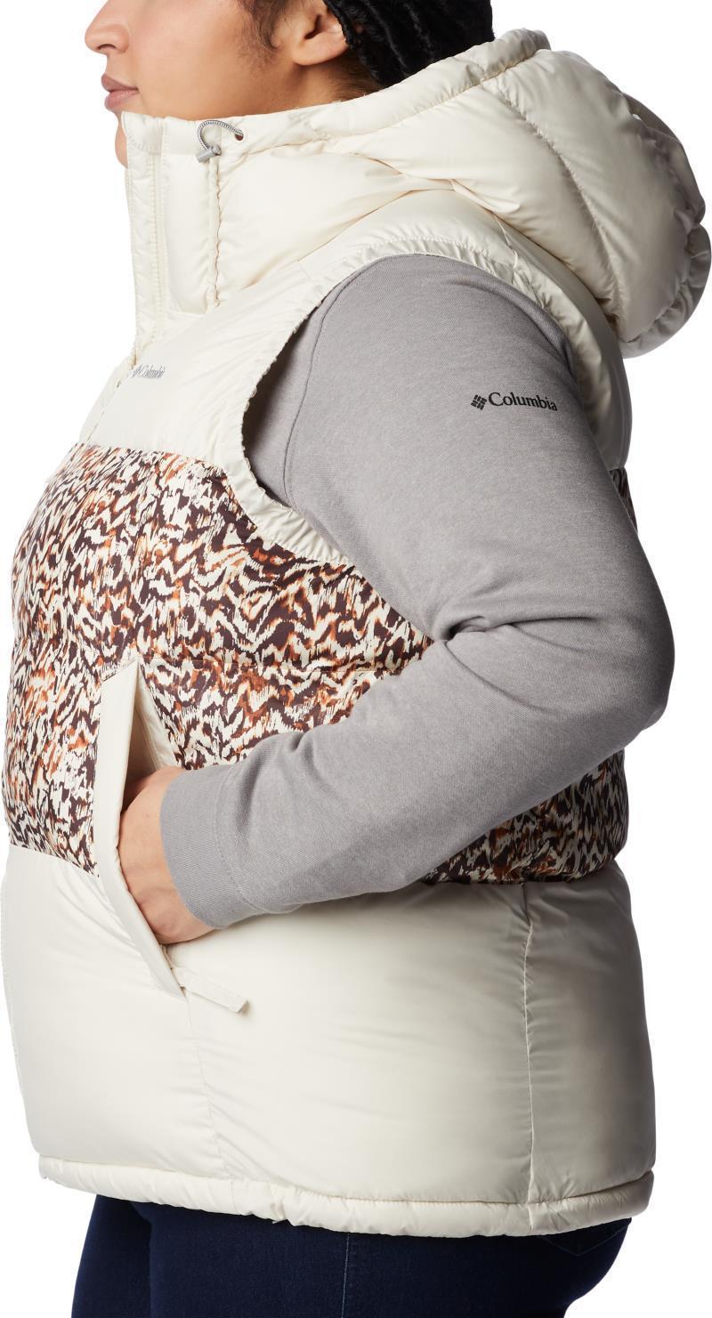 Pike Lake II Insulated Vest - Plus - Womens - chalk / chalk terrain print 1