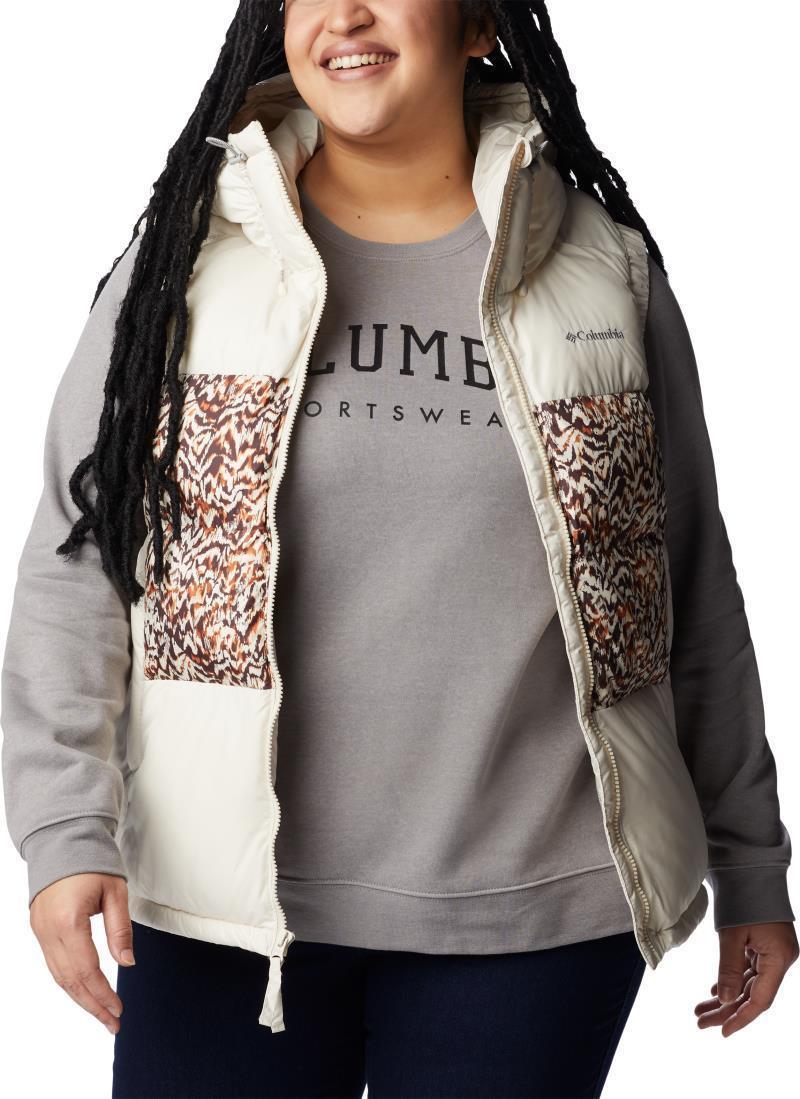 Pike Lake II Insulated Vest - Plus - Womens - chalk / chalk terrain print 1