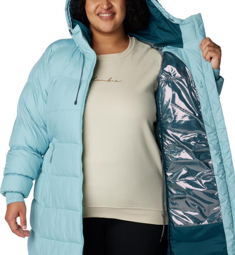 Pike Lake II Long Jacket, Extended - Womens - Aqua Haze 5