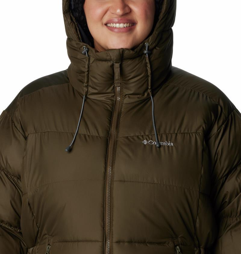 Pike Lake II Long Jacket, Extended - Womens - Olive Green 5