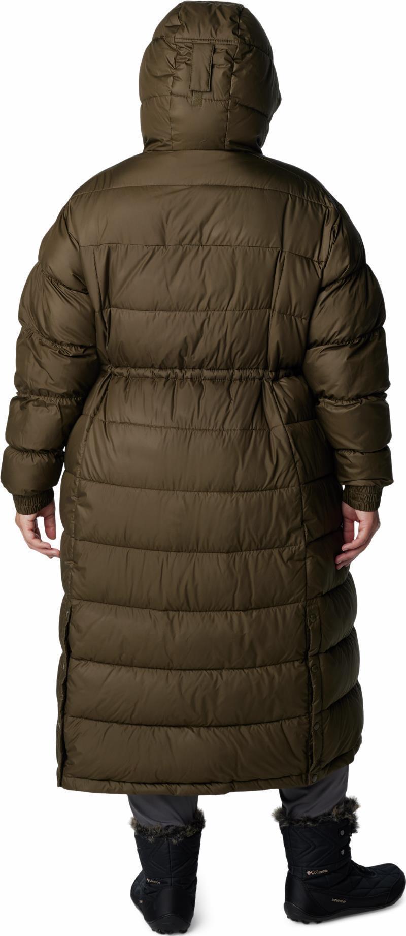 Pike Lake II Long Jacket, Extended - Womens - Olive Green 3