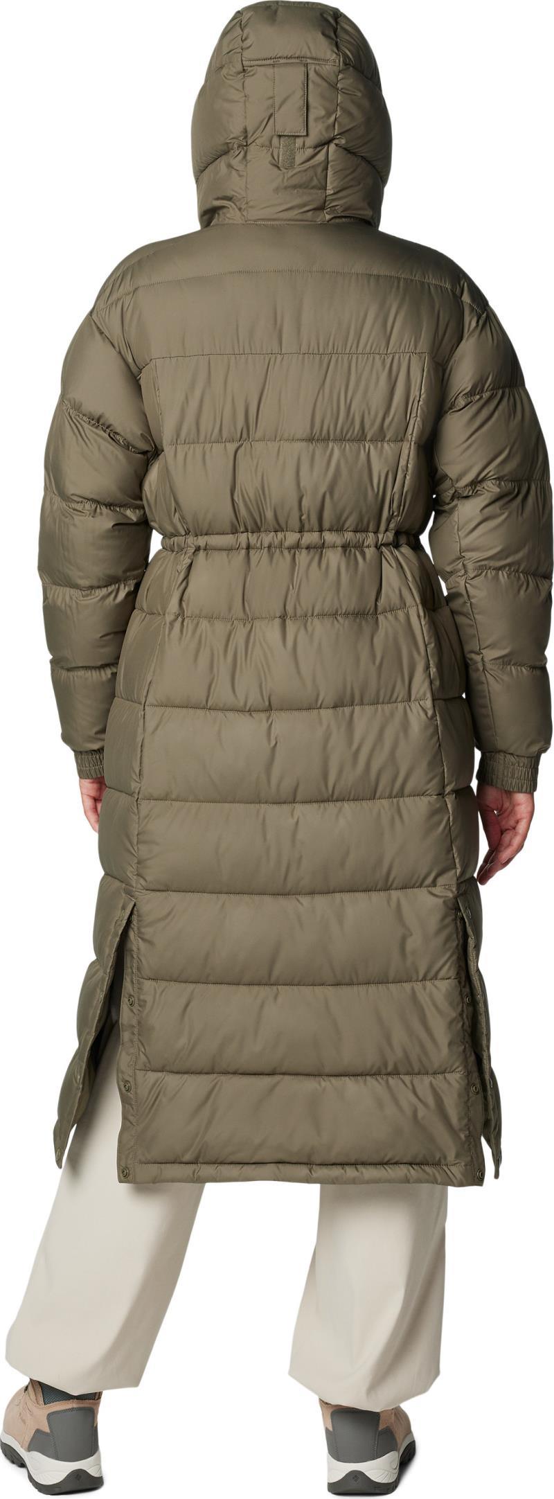 Pike Lake II Long Jacket, Extended - Womens - Stone Green 2
