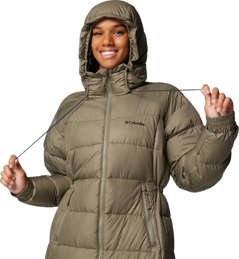 Pike Lake II Long Jacket, Extended - Womens - Stone Green 3